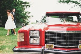 limo and couple