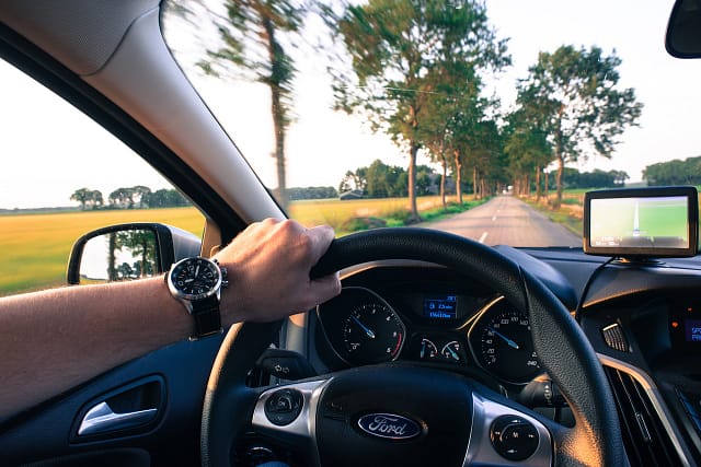 driver on the road